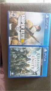 Assassins Creed Unity e Sniper Elite 3- PS4 - Playstation