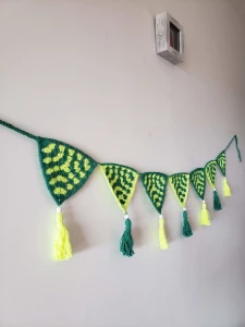 Varal de Bandeirinhas Decorativo - Artesanato e Personalizados