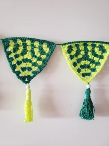 Varal de Bandeirinhas Decorativo - Artesanato e Personalizados