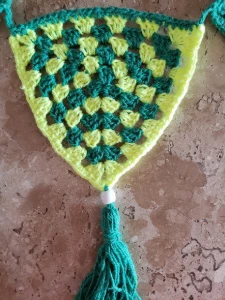 Varal de Bandeirinhas Decorativo - Artesanato e Personalizados