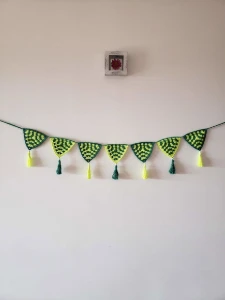 Varal de Bandeirinhas Decorativo - Artesanato e Personalizados