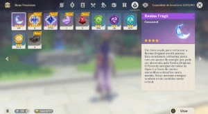 AR36 - Raiden + Cortadora + Diluc + Mona + Falcao + Harpa - Genshin Impact