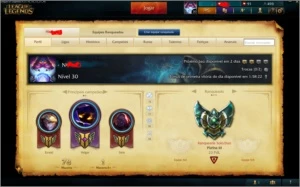 CONTA PLATINA 3 MMR ALTO! - League of Legends LOL