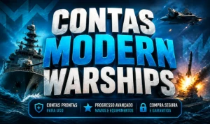 Contas Modern Warships | Até 200K Ouro + 2K Artcoins + Pass - Outros