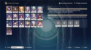 AR 32 C/ RAIDEN+ARMA ASSINATURA E MONA - Genshin Impact