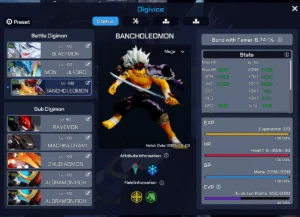 Conta Digimon Super Rumble  DSR - Digimon Masters Online DMO