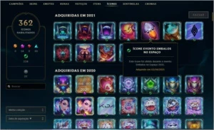 LOL ACCOUNT  DIAMOND 1 MMR MASTER 363 SKINS - League of Legends