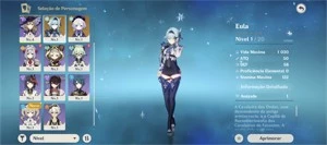 ✨GENSHIN IMPACT CONTA COM Eula + um personagem 5⭐ AR10 ✨