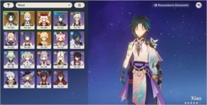AR45, XIAO, LANÇA DE JADE, KLEE, JEAN C1 E AQUILA FAVONIA - Genshin Impact