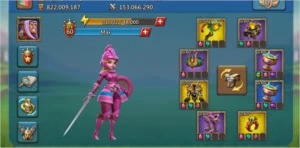 Conta 830M de poder titan, Conta TOP! - Lords Mobile