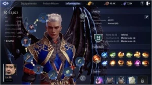 Conta SA82 CLAN dominador 63k de poder LEVEL 60 - MIR4