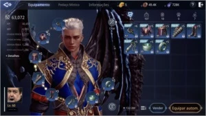 Conta SA82 CLAN dominador 63k de poder LEVEL 60 - MIR4