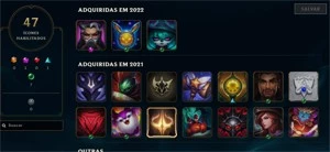 Conta lol DIAMANTE 4 - League of Legends