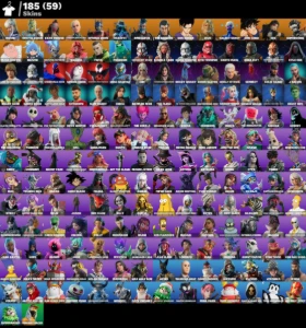 Conta Fortnite Com 185 Skins & 1050 V-Bucks