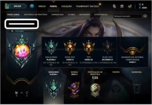 Conta League Of Legends Platina 1 LOL