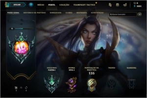 Conta League Of Legends Platina 1 LOL