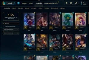 Conta League Of Legends Platina 1 LOL
