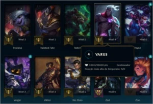 CONTA DIAMANTE 4 (ESSÊNCIA PARA TROCAR DE NOME) - League of Legends LOL