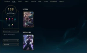 Conta League of Legends SERVER BR LOL