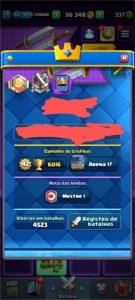 Conta nível 14 com campeões - Clash Royale