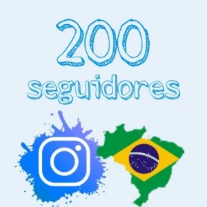200 SEGUIDORES BRASILEIROS INSTAGRAM!