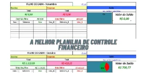 Planilha de Controle Financeiro