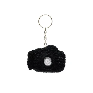Chaveiro Câmera fotográfica em amigurumi - Artesanato e Personalizados