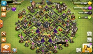 CLASH OF CLANS CV 9 (QUASE FULL)