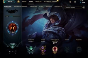 Vendo conta platina 2 - bastante boneco e algumas skins 150 - League of Legends LOL