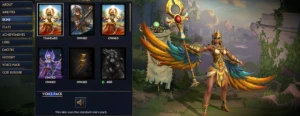 Conta de smite com itens limitados do beta