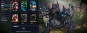 Conta de smite com itens limitados do beta
