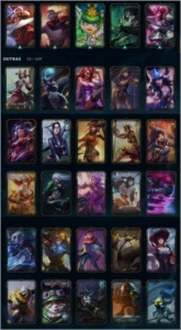 ACC Lol - S9 Plat1 - 85 Skins - League of Legends