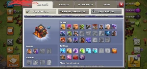Conta clash of clans CV 10 Muito bem upado, conta antiga