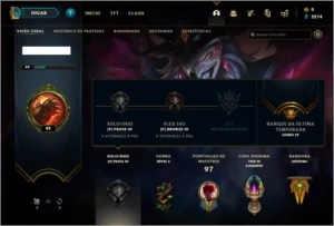 Conta prata 3 MAIN JG com 15 skins e 31 champs - League of Legends LOL