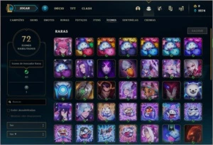 Conta prata 3 MAIN JG com 15 skins e 31 champs - League of Legends LOL