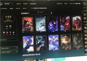 CONTA LOL: Elo PLATINA 4 , 191 SKINS , 180 MIL RPS GASTOS - League of Legends