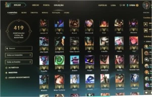 CONTA LOL: Elo PLATINA 4 , 191 SKINS , 180 MIL RPS GASTOS - League of Legends