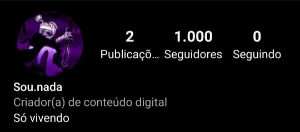 Instagram Conta De 1K De Seguidores - Redes Sociais