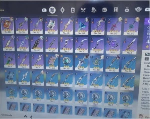 AR46 GANYU, ZHONGLI, KEQING E ALOY - Genshin Impact