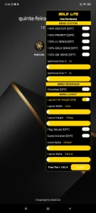 Regedit Mobile - Gold Lite - Free Fire - Entrega Rápida