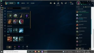 Conta ouro 1 60% winrate com skin ultimate - League of Legends LOL