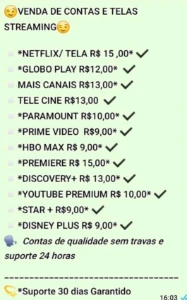 Vendo Acessos E Contas Completas Hbomax Premium - Outros