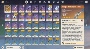 AR28-Raiden + Venti com BIS +Jean+Qiqi +Shinobu C5+ 9 tiros - Genshin Impact