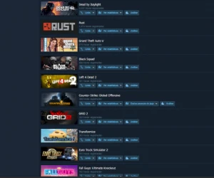 Conta Steam Com Varios Jogos Popular - GTA