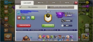 CLASH OF CLANS VENDO CF 10 SEMIFULL