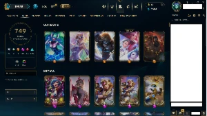 Conta Lol 749 Skins E Skins No Valorant - League of Legends