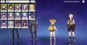 AR25 - Alhaitham com BIS + Xiao com BIS + Atlas + 5 tiros - Genshin Impact