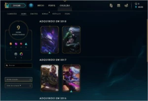 CONTA LEAGUE OF LEGENDS DIAMANTE 4 LOL