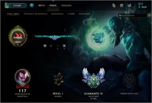 CONTA LEAGUE OF LEGENDS DIAMANTE 4 LOL