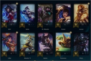 (Conta League of Legends) Unranked LVL 30 (SEM USO DE BOT) LOL